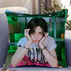 Hyun Jin Double-sided Throw Pillow
