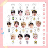Cartoon SEVENTEEN Big Head Acrylic Keychain