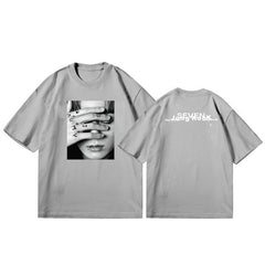 Unisex Kpop Seven Print Pullover T-shirt
