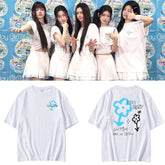 KPOP GLITTER DAY Print Short-sleeved T-shirt