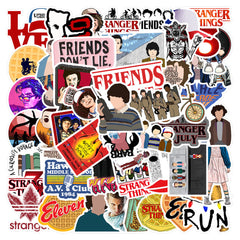 50 TV Graffiti Stickers