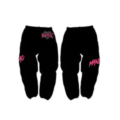 Unisex Kpop MANIAC Letter Printed Hoodie Pants