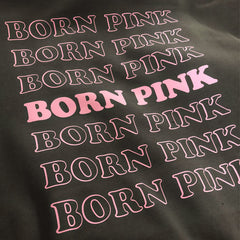 Kpop BORN PINK Letter Pullover Hoodie