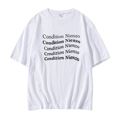Condition Nienzo Letter Short-sleeved T-shirt