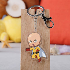 Saitama Anime Transparent Keychain