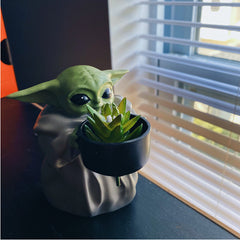 Baby Yoda Flower Pot Ornament