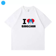 Kpop Letter Printed Short Sleeve T-Shirt