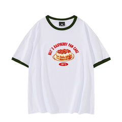 Wonbin Same Cotton Printed Short Sleeve T-Shirt