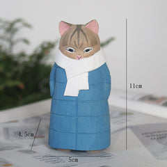 Creative Carving Cat Ornament