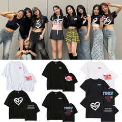 KPOP ReadyToBe Letter Short-sleeved T-shirt
