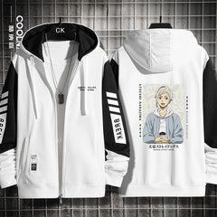 Trendy Anime Zipper Thin Cardigan Hoodie