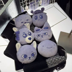 Bbnexdo Purple Plush Keychain Pendant