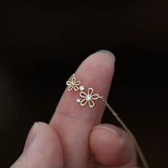 S925 Silver Daisy Necklace