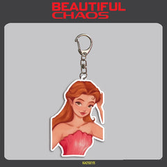 KPOP Cartoon Acrylic Keychain Pendant Set