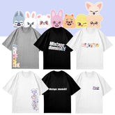 Cartoon KPOP Short-sleeved Summer T-shirt