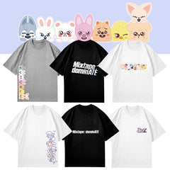 Cartoon KPOP Short-sleeved Summer T-shirt