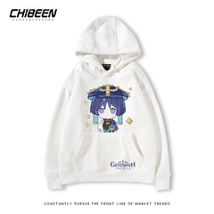 Unisex Game Cartoon Print Casual Hoodie