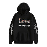 Women's LOVE Print Casual Pullover Hoodie