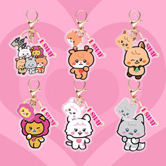 Cartoon I-DLE I SWAY Acrylic Keychain