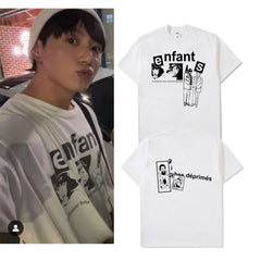 JUNGKOOK Same Style Crewneck T-shirt