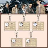 KPOP Martin ID Acrylic Keychain Pendant