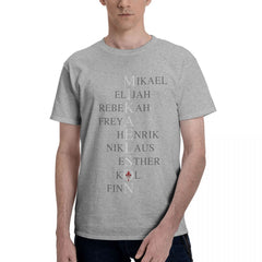 Mikaelson Family Letter Print T-shirt