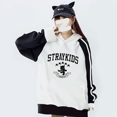 Versatile KPOP Album Logo Pullover Hoodie