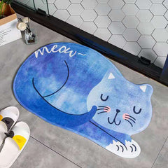2 Different Colors Meow CAT BATH MAT
