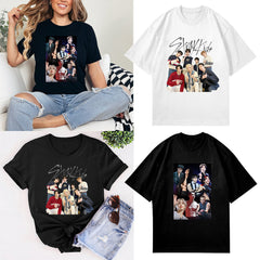 KPOP Poster Print Summer T-shirt