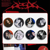 AE Trailer Photo Badge Mirror Keychain