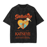 Vintage Katseye Gabriela Cotton Washed T-Shirt