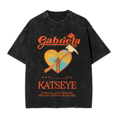 Vintage Katseye Gabriela Cotton Washed T-Shirt