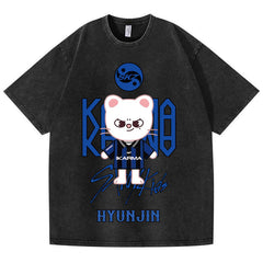 Vintage Kpop Karma Short Sleeve Washed Tee