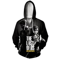 Men's Game Digital Print Zipper Loose Hoodie