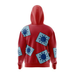 Luffy Anime 3D Printed Hooded Zipper Casual Coat
