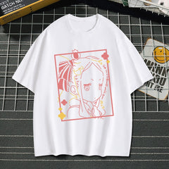 Rem Anime Loose Cotton Short Sleeve T-shirt
