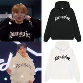 I.N Letter Printed Pullover Sports Hoodie