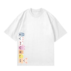 Cartoon KPOP Short-sleeved Summer T-shirt
