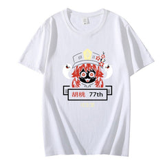 Unisex Game Print Round Neck Short Sleeve T-shirt