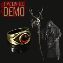 Retro Game Red-eye Ring