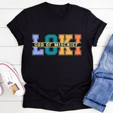 Unisex Loki God of Mischief Casual Loose T-shirt