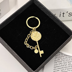 KPOP Golden Key Keychain Pendant