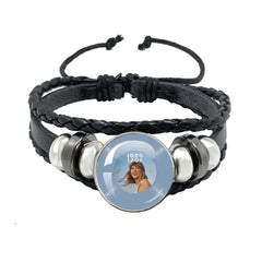 Taylor Vinyl Record Leather Bracelet