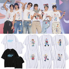 RiizingDay Graphic Print Short-sleeved T-shirt