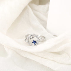 Women's Planet Star Silver Ring