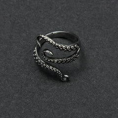Retro Punk Style Octopus Ring