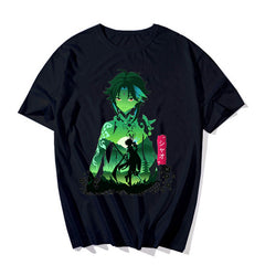 Unisex Casual Game Printed Loose T-shirt