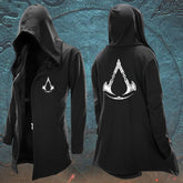 Men's Assassin Game Medium Long Hoodie Cloak
