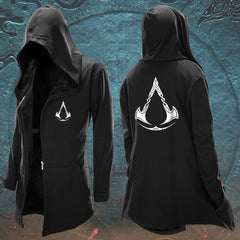 Men's Assassin Game Medium Long Hoodie Cloak
