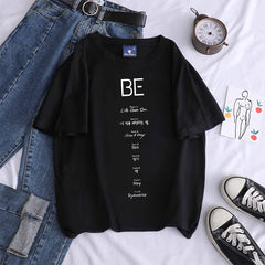 Trendy Kpop BE Cotton Short-sleeved T-shirt